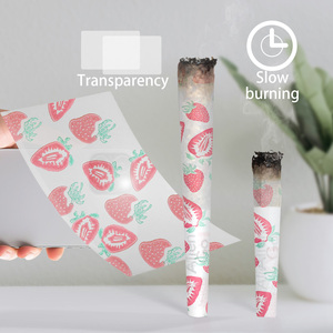 Cône à fumer ultra-fin Alien puff écologique de 109 mm à la saveur de fraise, taille king size, pré-roulé avec étui d'emballage - Product Image 5