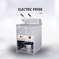 Friteuse Électrique Commerciale Professionnelle en Acier Inoxydable pour Poulet et Frites