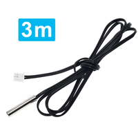 Sonde de température NTC étanche W1209 50CM 1M 2M 3M avec câble 10K 1% 3950 W1209 W1401