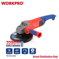 WORKPRO 180MM 2200W Meuleuse d'angle professionnelle Outils électriques idéaux Meuleuse d'angle