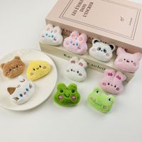 Boneka Kartun Super Lembut Bahan Plush Katak Kecil Beruang Kelinci Panda Kain Tenun Tangan Bros Aksesoris Pakaian Sepatu Topi Kaus Kaki PP