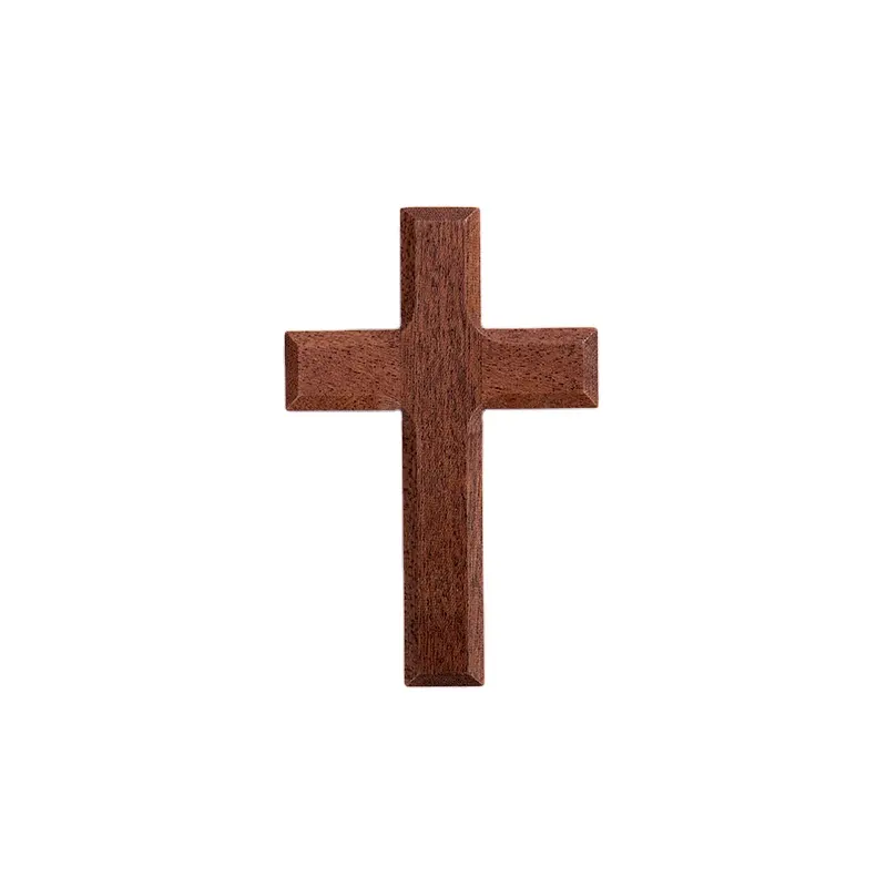 Custom Wholesale Necklace Handmade Pendants Gift Small Wooden Cross