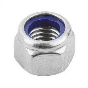 K1148 HEXAGON NUT WITH CLAMPING ELEMENT, LOW FORM SIMILAR TO DIN985, M10, SW=17, STAINLESS STEEL A2 70 BRIGHT - Product Image 1