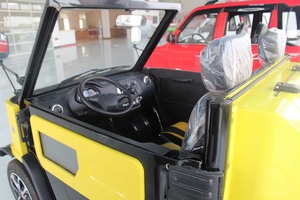 Scooter Turístico Eléctrico de Baja Velocidad 40 km/h, 4 Ruedas, 2 Plazas, Convertible, Techo Abierto - Product Image 5