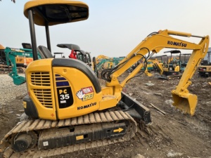Excavatrice lourde de 35 tonnes avec concasseur et grappin, <span class=keywords><strong>mini</strong></span>-excavatrice polyvalente Komatsu Pc35 Komatsu japonaise - Product Image 6