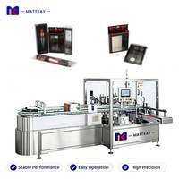 Machine d'emballage verticale entièrement automatique pour sachets et bouteilles, pour le conditionnement de rouges à lèvres, palettes de fards à paupières et cosmétiques, avec fonction de pliage de boîtes