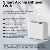 Diffuseur d'arômes sans eau de haute qualité pour grandes surfaces, grande capacité 800 ml, machine à parfum pour centres commerciaux, compatible CVC
