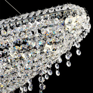 Lámpara de araña de hotel grande de lujo Luces de techo extra grandes con borlas Lámpara colgante de proyecto - Product Image 5