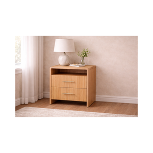 Colección RIVEO RANGE, Diseño Moderno, Ecológico, al Mejor Precio, Muebles de Dormitorio, Mesa de Noche de Madera - Product Image 1