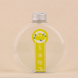 Vòng Hình Dạng 350Ml 12Oz Trong Suốt Nhựa Rỗng Chai Nước Trái Cây Mềm Uống Container Cho Sữa Đồ Uống Với Vít Trên Cap - Product Image 4