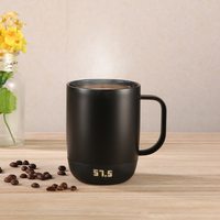 Mug intelligent à contrôle de température, grande capacité, mug électrique auto-chauffant, design moderne, OEM ODM, mug intelligent