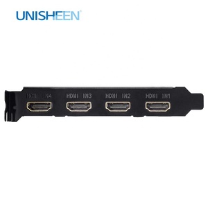 UNISHEEN UC3540H Game 1080p60 Vmix OBS <strong>Streaming</strong> Win10 <strong>Linux</strong> 4 Channel HDMI <strong>Video</strong> Capture Card Box PCIe