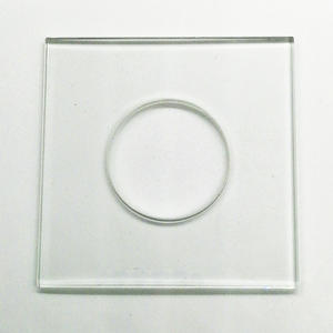 Puertas de vidrio templado de alta calidad al por mayor de fábrica con agujeros redondos para escaleras de baño y decoración al aire libre - Product Image 5