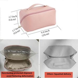 Muestra Gratuita de Bolsa de Maquillaje Ecológica Pequeña, Bolsa de Cosméticos de Viaje Profesional Personalizada con Nombre - Product Image 3