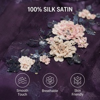Gilet en satin de soie véritable pour femme, brodé à la main, avec boutons nœud grenouille, nouveau style chinois Tang, vêtement d'extérieur sans manches, vente en gros