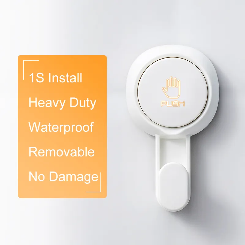 Taili Strong 5KG Load Eco-friendly Feature Seamless Removable No Residue Plastic Vacuum Hanger Magic Suction Cup Hook