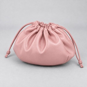 Makeup <b>Bag</b> Vegan Leather Drawstring Flat Lay Cosmetic Pouch Opens into 45cm Mat PVC Free Custom Logo - Product Image 2