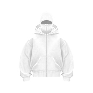 <span class=keywords><strong>Felpa</strong></span> con Cappuccio con Maschera Ninja <span class=keywords><strong>Personalizzata</strong></span> Autunno Inverno, Nuovo Outwear con Doppio Cappuccio e Zip, <span class=keywords><strong>Felpa</strong></span> Balaclava Tinta Unita per Uomo e <span class=keywords><strong>Donna</strong></span> - Product Image 6