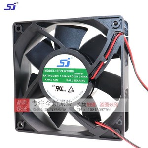 พัดลมระบายความร้อนแบบลูกปืน Sj Axial Fan Sf241238bh ขนาด 120 มม. 24V 1.35A สำหรับอินเวอร์เตอร์ - Product Image 3