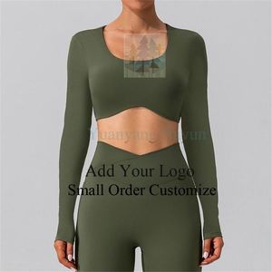 Slimming Quick Drying Yoga Suit Top <strong>Long-Sleeve</strong> T-Shirt Fitness <strong>Bolero</strong> for <strong>Women's</strong> Sports - Product Image 4