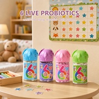 Yaourts lyophilisés à la fraise 22g, probiotiques, pour bébés, vente en gros, fabrication OEM, étiquette privée, boîte personnalisée