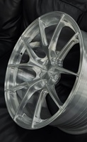 Jantes forgées personnalisées en argent brossé VS5RS pour BMW F30 G80 Alfa Romeo Tesla Subaru C6 C8 Z06 C7 Stingray Z51 ZR1 Infiniti Q50