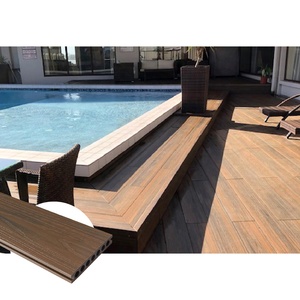 Carreaux de terrasse <span class=keywords><strong>en</strong></span> WPC à emboîtement Matériau <span class=keywords><strong>en</strong></span> teck <span class=keywords><strong>Bois</strong></span> Plastique Composite Jardin Extérieur Revêtement de sol antidérapant - Product Image 2