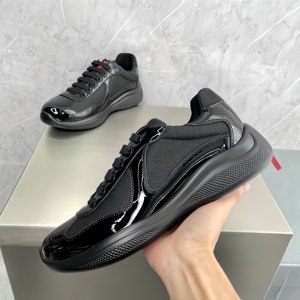Chaussures Prad de haute qualité, marque de luxe, chaussures de sport décontractées, semelles en caoutchouc, tendance de la mode, chaussures originales avec boîte - Product Image 4