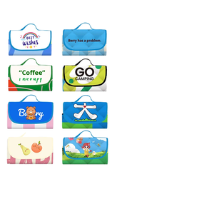 Tapis <span class=keywords><strong>de</strong></span> pique-nique <span class=keywords><strong>de</strong></span> <span class=keywords><strong>camping</strong></span> personnalisé en tissu Oxford 600D PVC antidérapant, imperméable, épaissi, portable, pliable, doux, pour la plage, la salle à manger - Product Image 2