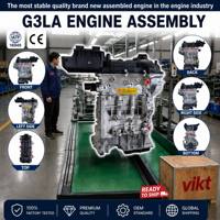 Supplier Langsung Pabrik Mesin G3LA Korea Berkualitas Tinggi 1.0L G3la Mesin Bensin Blok Silinder untuk Mobil Korea I10