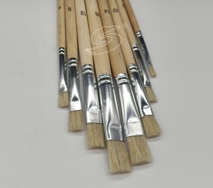 Manche en bois naturel bon marché Poils Artistes <span class=keywords><strong>Huile</strong></span> Art <span class=keywords><strong>Peinture</strong></span> Pinceau Ensemble - Product Image 4
