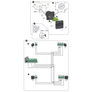 Lampes à capteur encastrées Came Delta Si IP54, portée 20m, étanches pour extérieur, en plastique - Product Image 2