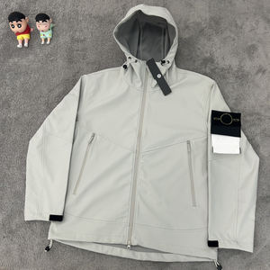 Chaqueta <span class=keywords><strong>Vintage</strong></span> para Hombre 2025 Capa Exterior Funcional con Teñido en Prenda Distintivo Estilo Stone Island Resistente a la Intemperie y <span class=keywords><strong>de</strong></span> Rendimiento Urbano - Product Image 3