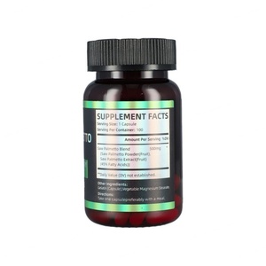 Saw Palmetto Premium - Suplemento Herbal que Promueve la Salud de la Próstata Masculina y Apoya la Salud Urinaria, 100 Cápsulas - Product Image 2