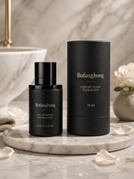 Flacon de parfum luxueux noir avec pulvérisateur 30 50 100ML, flacon de parfum cylindrique en verre avec boîte diffuseur et emballage sac