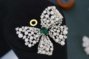 Broche de Perlas con Forma de Mariposa Grande y Lujoso, Joyería de Plata de Ley 925 con Circonita Cúbica, Unisex, para Regalo de Boda y Fiesta - Product Image 5