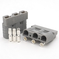 Connecteur de batterie 50A/175A 600V, puissance 50A, connecteur à 3 broches gris rouge, 3 pôles, catégorie de produit DC, connecteurs