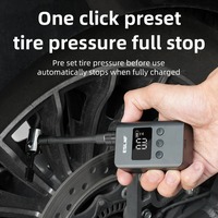 Portable 150 PSI électrique sans fil compresseur d'air pompe voiture et vélo gonfleur de pneu avec adaptateur de valve Presta