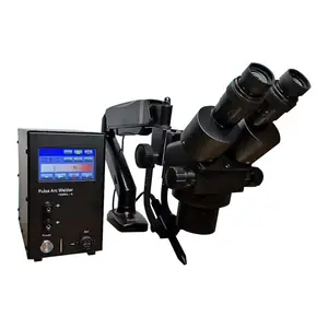 2024 pabrik Hot Sale150W 200W baru Argon Spot tukang las Digital dengan mesin las perhiasan PHD dengan mikroskop