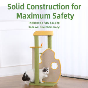 Menara kucing Deluks dengan nyaman Kondominium Sisal menggaruk <span class=keywords><strong>Post</strong></span> dan platform istirahat - Product Image 6