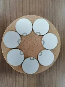 ISSR cakram keramik piezoelektrik PZT-4/5/8, kustom Harga Murah PZT bahan cakram elektronik Piezo kristal keramik
