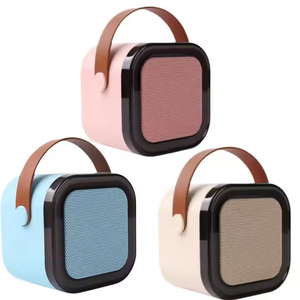 K12 2024 gran oferta electrónica niños Ktv portátil Mini altavoz de Karaoke <span class=keywords><strong>caja</strong></span> de altavoz Dj fiesta altavoz con micrófono Karaoke - Product Image 2