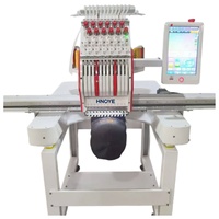 Machine à broder automatique informatisée multifonctionnelle à tête unique 9 aiguilles pour serviettes, chaussettes et chaussures