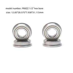 フランジ付きベアリングシアーリングベアリングFR8ZZ FR8 1/2インチFRCロボット競技用0.506x1.125x0.313x1.225インチ - Product Image 5