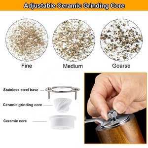 <span class=keywords><strong>Moulin</strong></span> <span class=keywords><strong>à</strong></span> sel en bois d'acacia avec noyau en céramique réglable Moulins <span class=keywords><strong>à</strong></span> <span class=keywords><strong>poivre</strong></span> avec <span class=keywords><strong>manivelle</strong></span> <span class=keywords><strong>Moulin</strong></span> <span class=keywords><strong>à</strong></span> <span class=keywords><strong>poivre</strong></span> <span class=keywords><strong>manuel</strong></span> en bois - Product Image 4