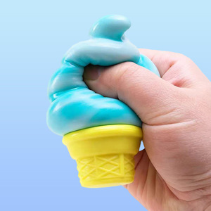 JYNB Jouet à presser en forme de cornet de crème glacée, en matériau TPR, anti-stress pour enfants et adolescents, jouet sensoriel unisexe - Product Image 2