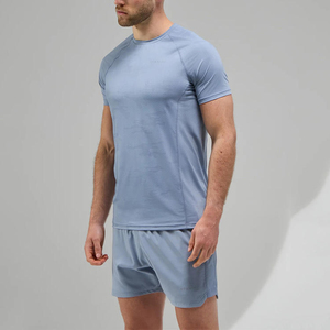 Conjunto Deportivo Personalizado al por Mayor <span class=keywords><strong>para</strong></span> Hombre, Colores Disponibles, Camiseta Deportiva Raglán <span class=keywords><strong>de</strong></span> Secado Rápido y Pantalones Cortos, Traje Deportivo <span class=keywords><strong>para</strong></span> Hombre - Product Image 3