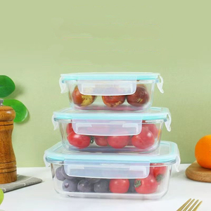 <span class=keywords><strong>Set</strong></span> di Contenitori in Vetro per Alimenti per Bambini, 18 Pezzi, Senza BPA, con Coperchio a Chiusura Ermetica, Adatti per Microonde, Frigorifero e Lavastoviglie, per Scuola, Gelatine, Zucchero e Alimenti - Product Image 1