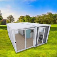 Cabine modulaire préfabriquée de structure en acier de 20 pieds