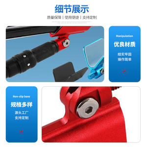 Soporte para caña de pescar, aleación de aluminio, ángulo ajustable, cabezal de soporte con resorte automático, accesorio plegable - Product Image 4